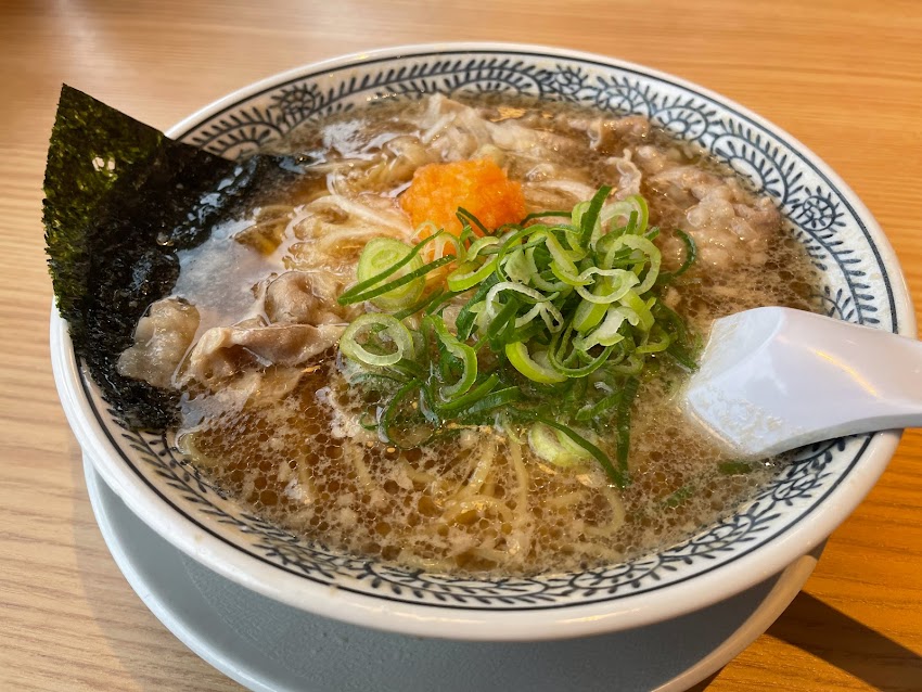 丸源ラーメンの肉そば