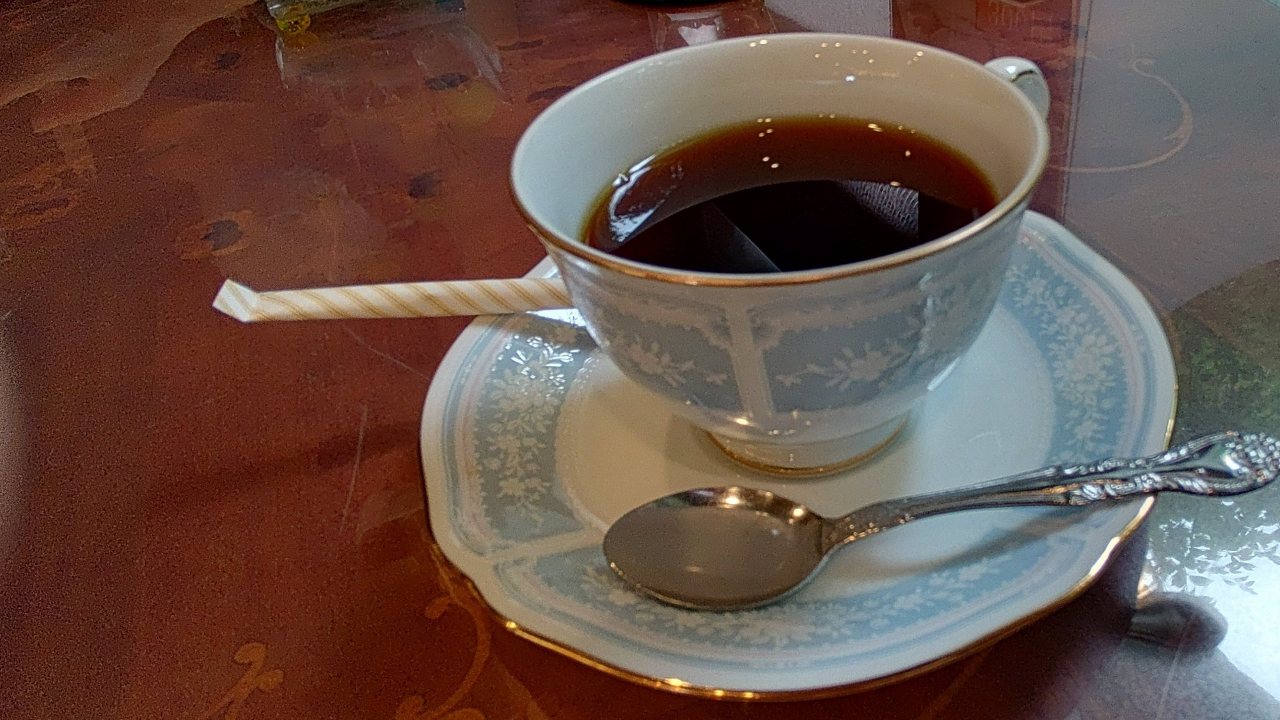 カフェプリュネのコーヒー