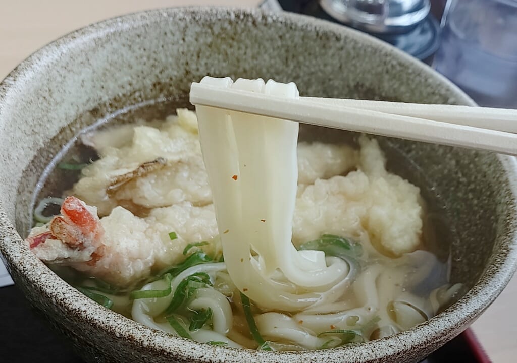 ココちゃんうどんエビ天うどん