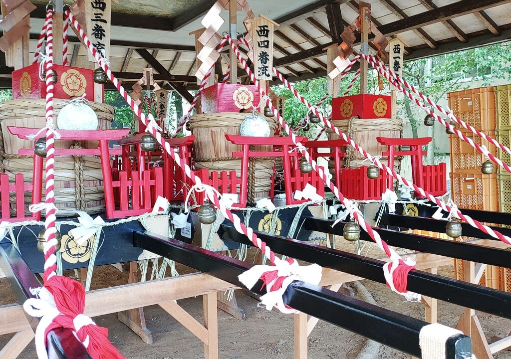 子ども樽神輿