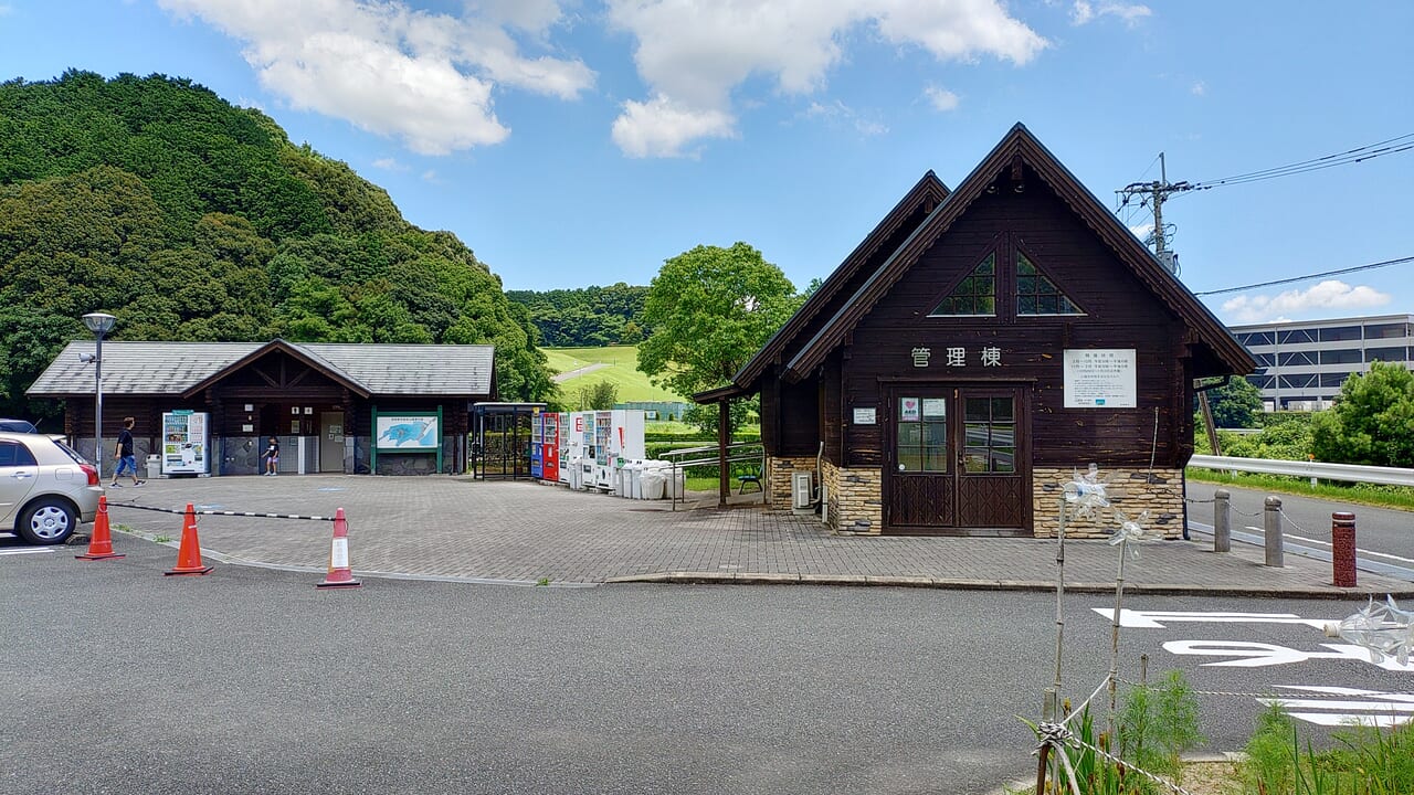 筑紫野市総合公園の駐車場