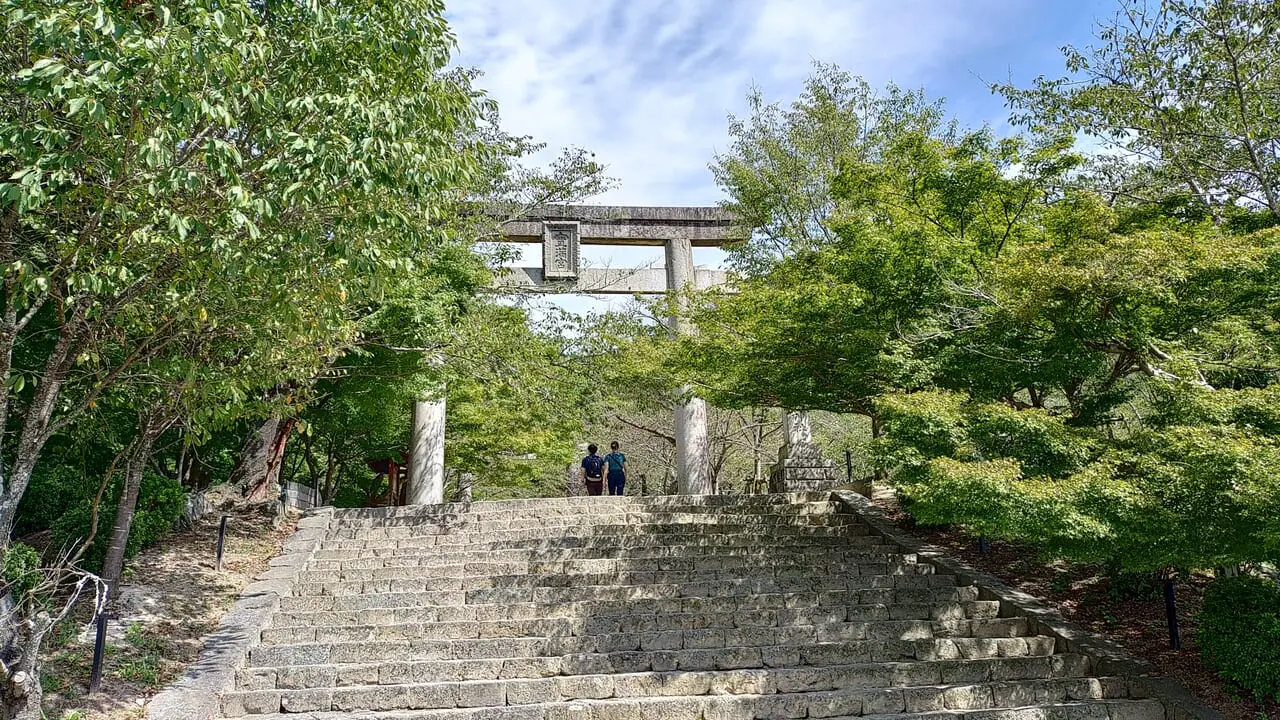 竈門神社の鳥居