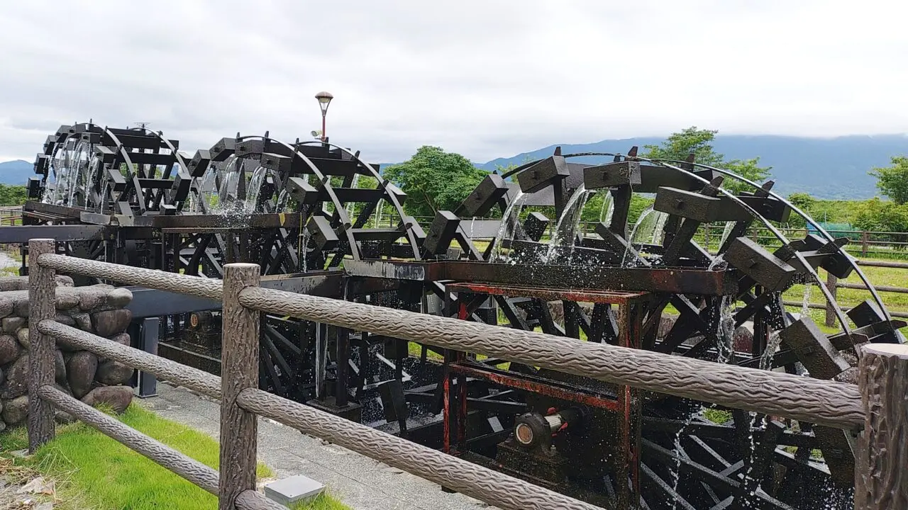 朝倉市の三連水車