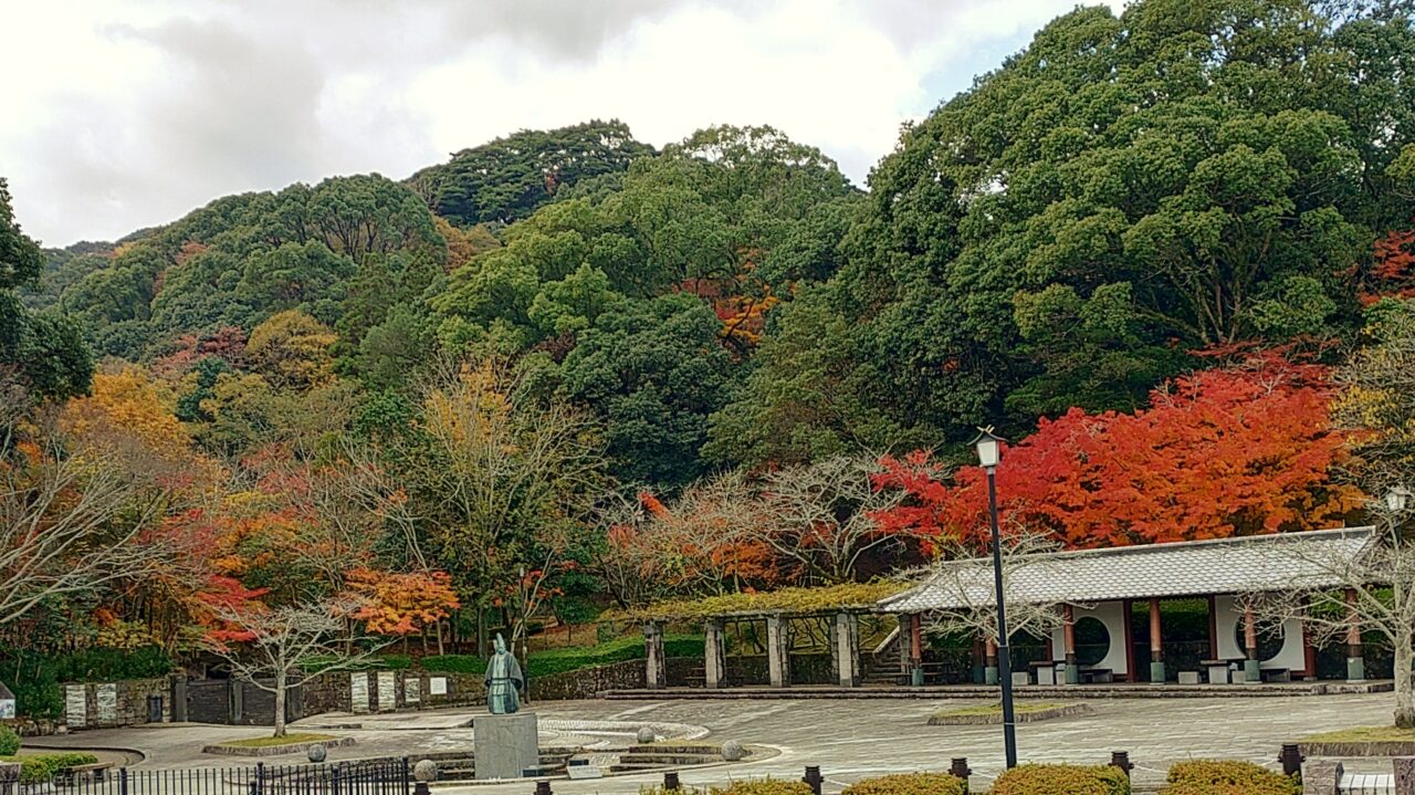 天拝山歴史自然公園の紅葉