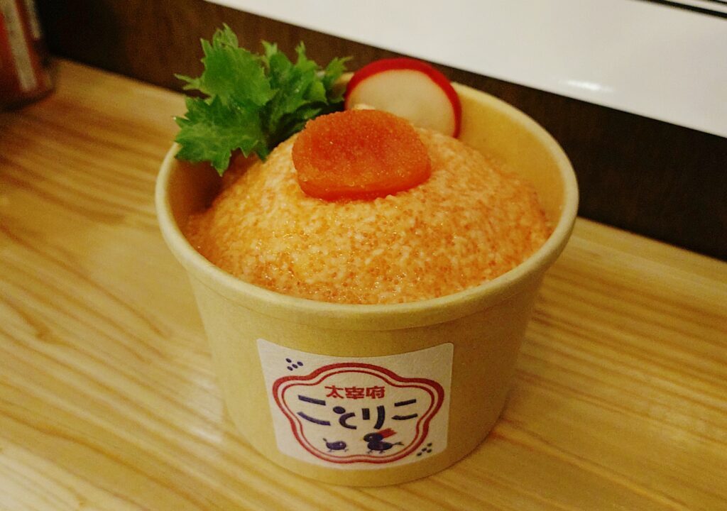 太宰府ことりこのミニ明太とろろ丼