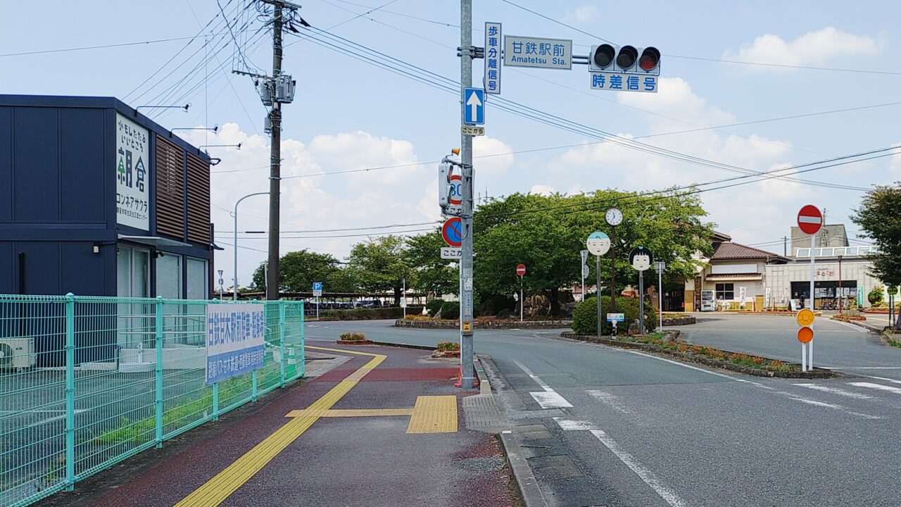 コンネアサクラと甘木鉄道甘木駅