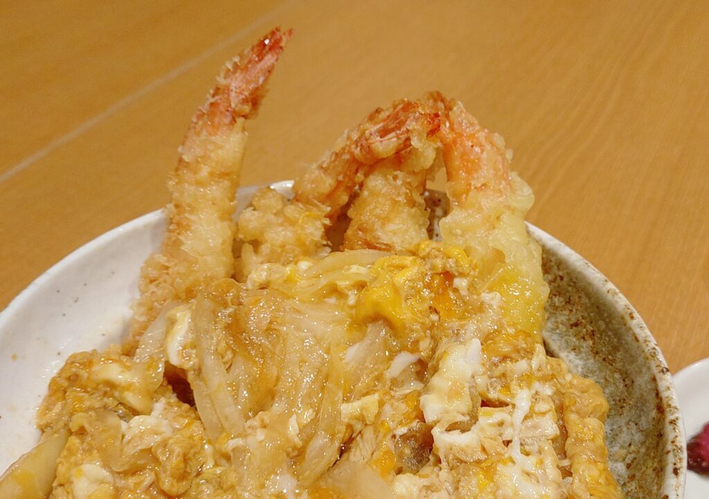 因幡うどんイオンモール筑紫野店限定えびとじ天丼