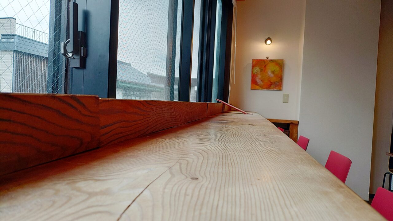 cafe白梅の店内