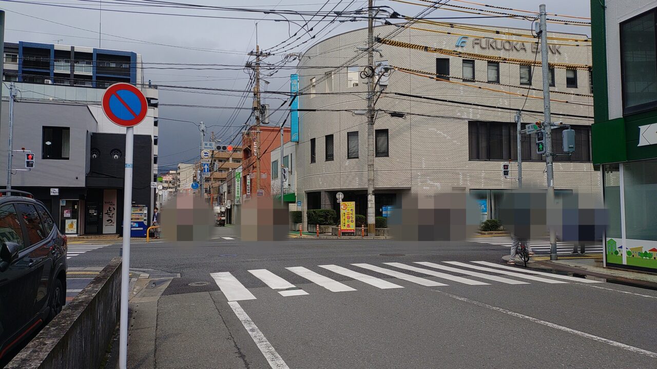 二日市の栄町交差点