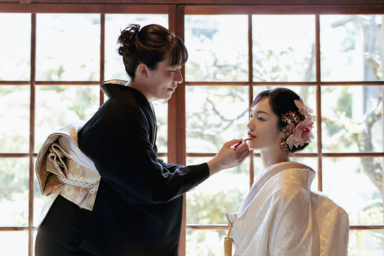 HOTEL CULTIA太宰府の結婚式前に行われる紅差しの儀