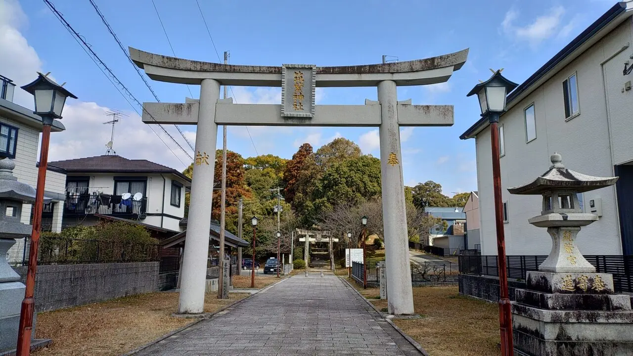 筑紫神社の鳥居