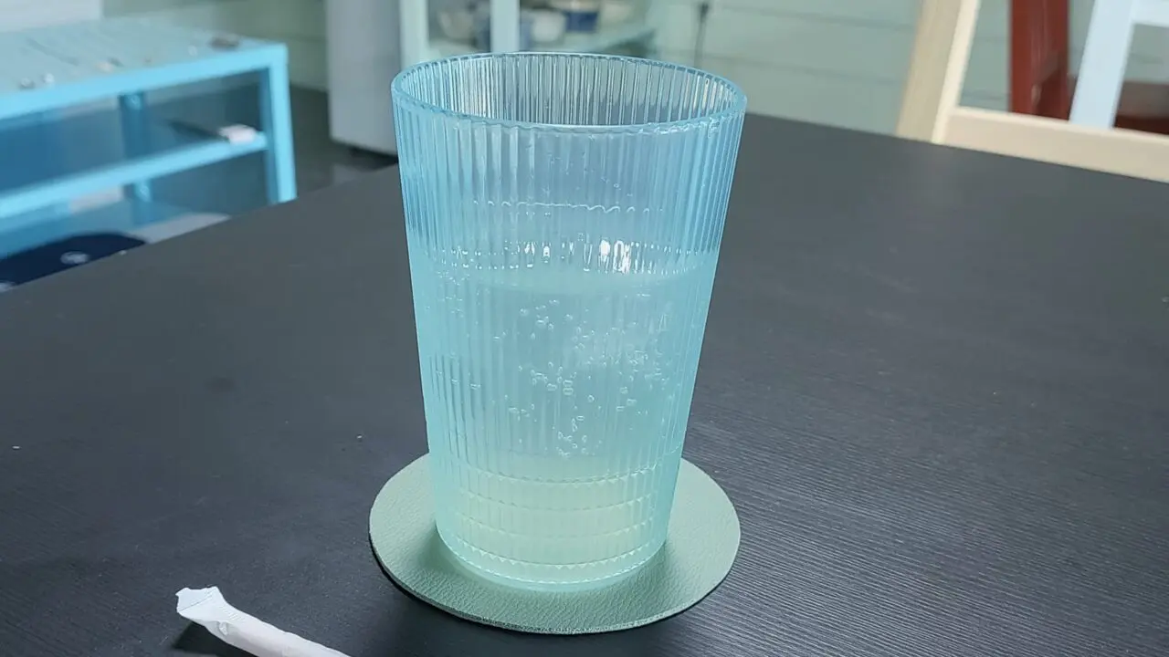 銀猫Cafeの梅ソーダ