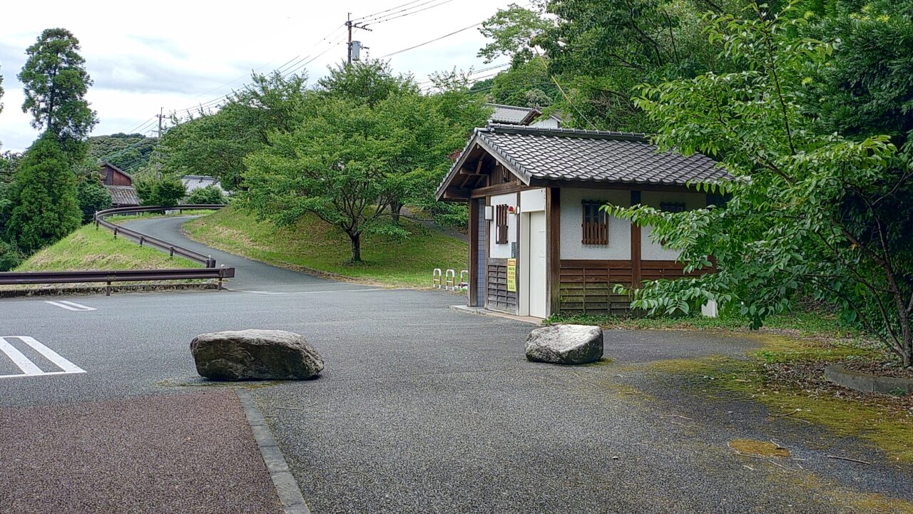 曽根田親水公園の駐車場