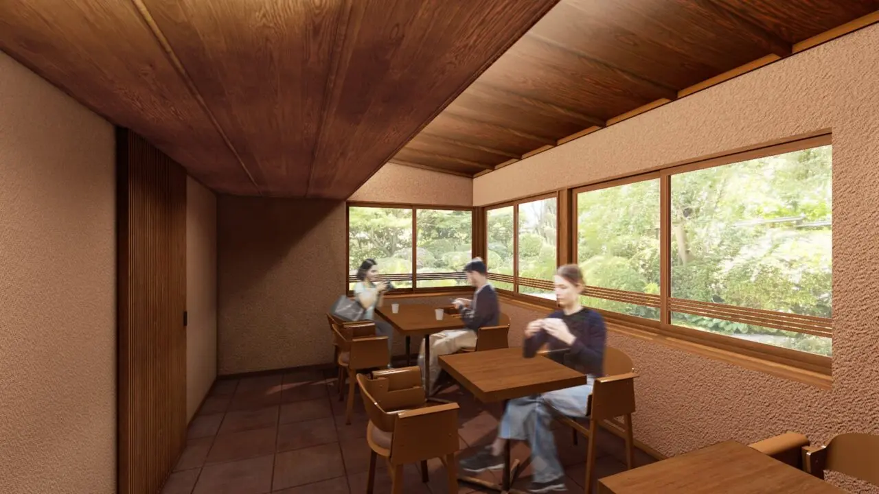 茅乃舎太宰府天満宮参道店の内観/イートインスペース イメージ