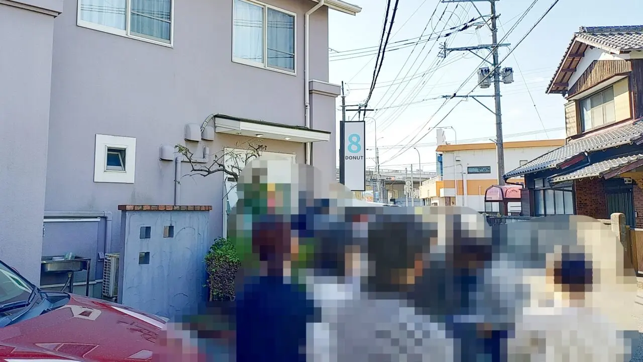 オープン前の8donut前