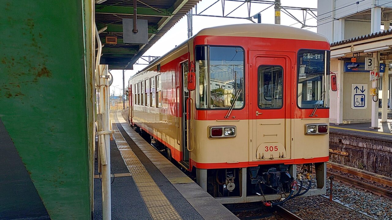甘木鉄道のレールバス