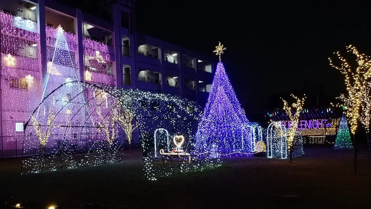 パープルナイトのイルミネーション