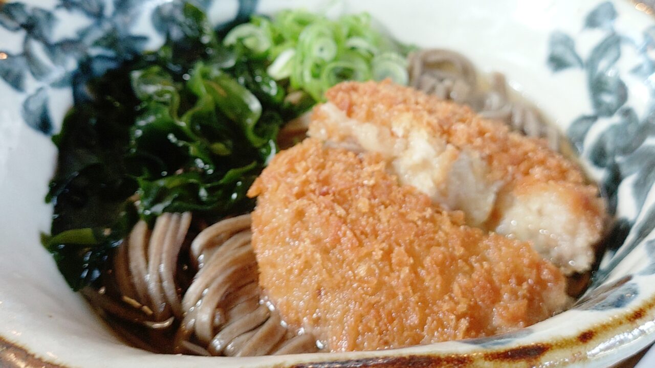 黒門茶屋のコロッケそば