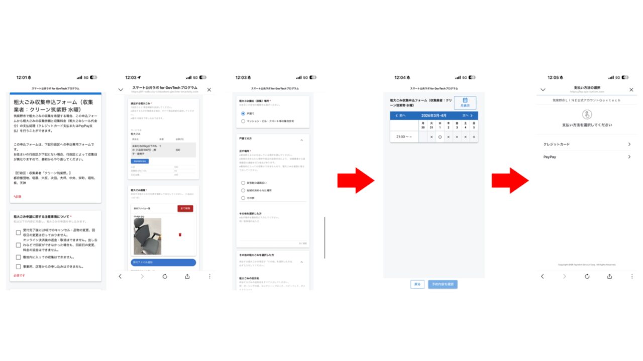 粗大ごみの収集予約方法