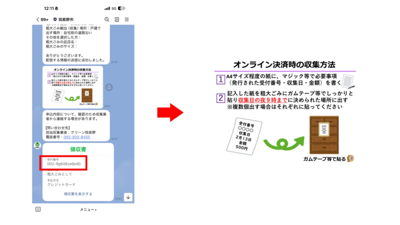 粗大ごみの収集予約方法