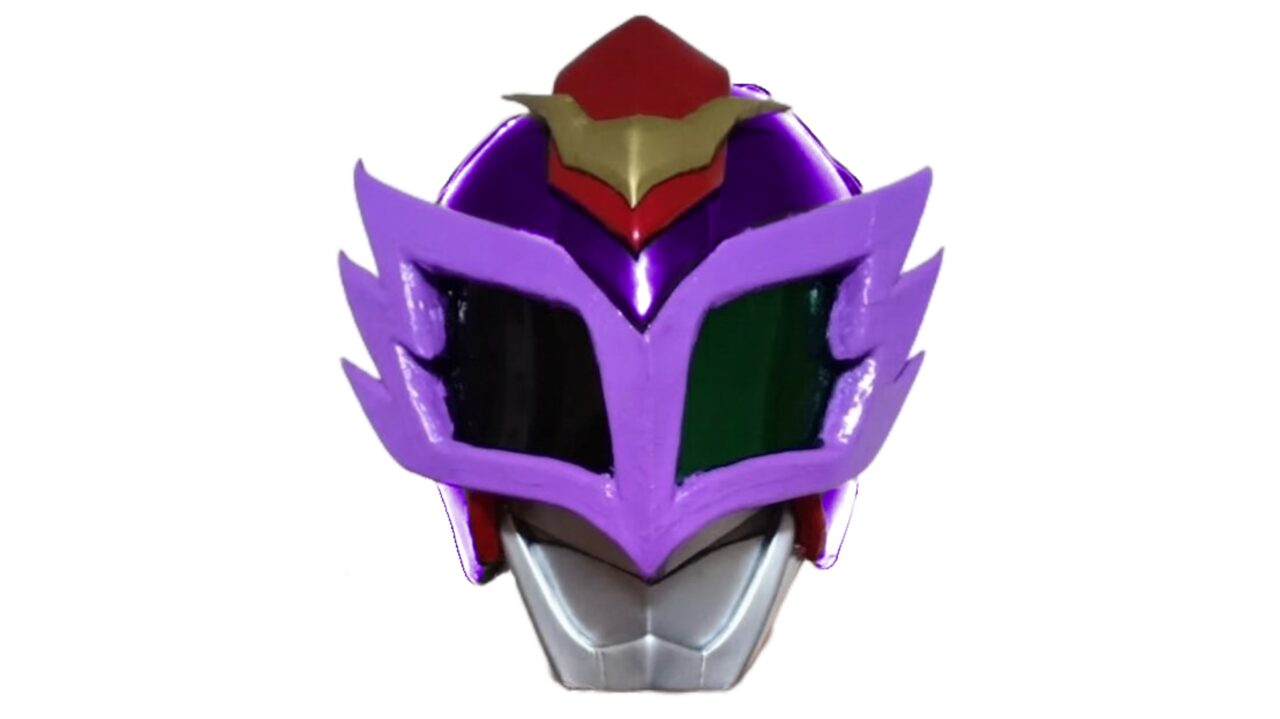 紫の戦士チクシノマンのマスク