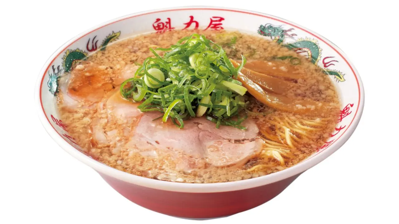 魁力屋の京都背脂醤油ラーメン