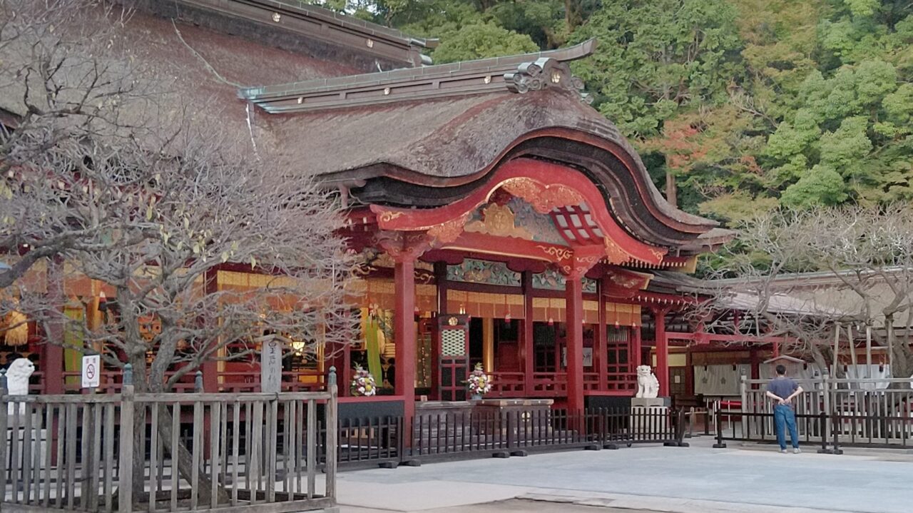 改修に入る前の本殿