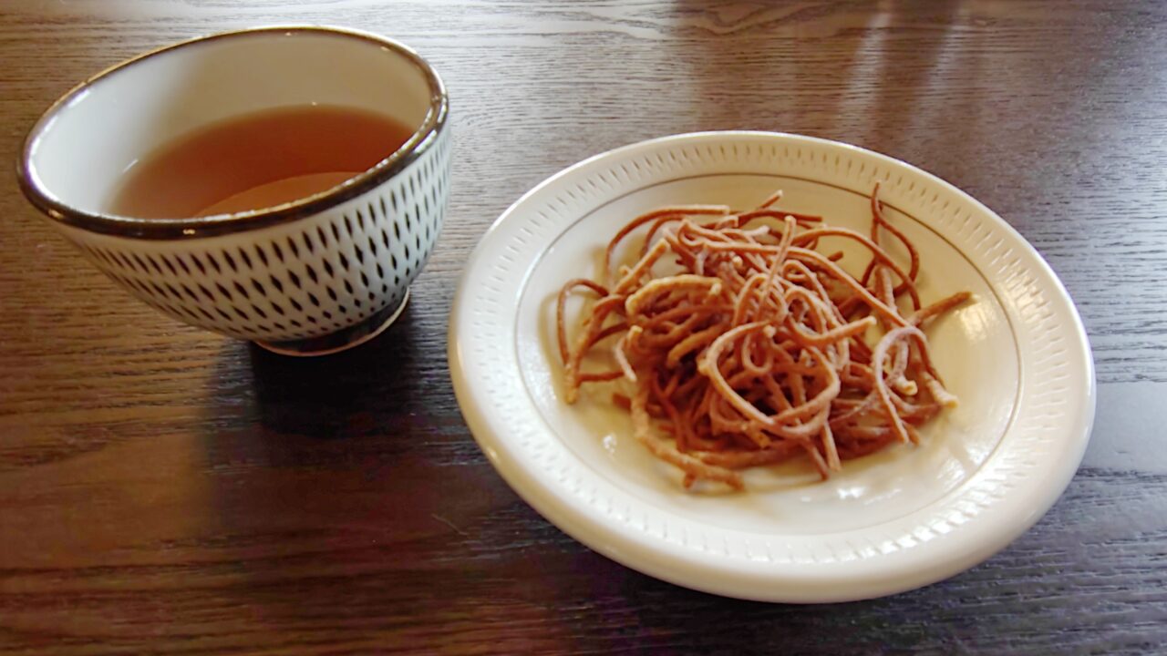 そばかりんとうとそば茶