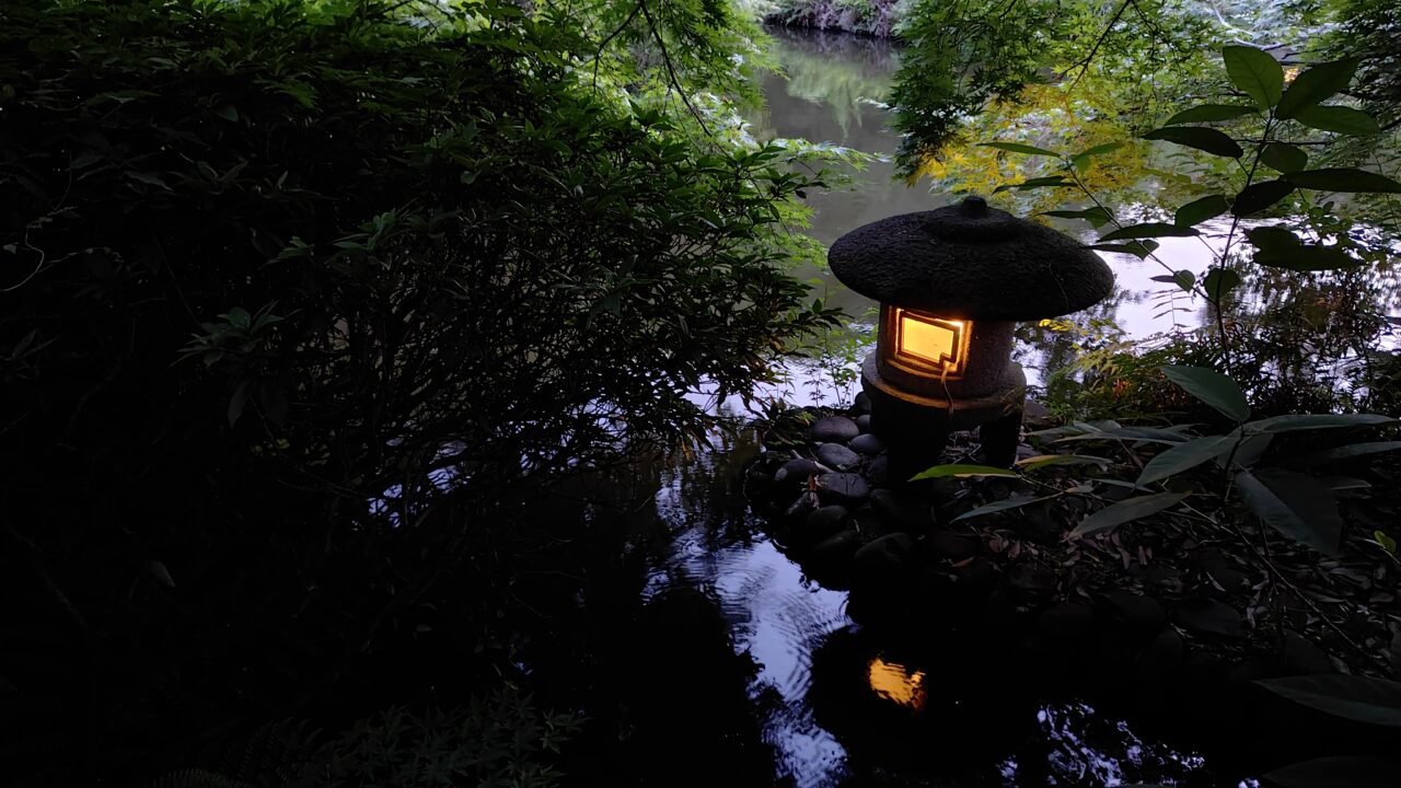 大丸別荘の日本庭園