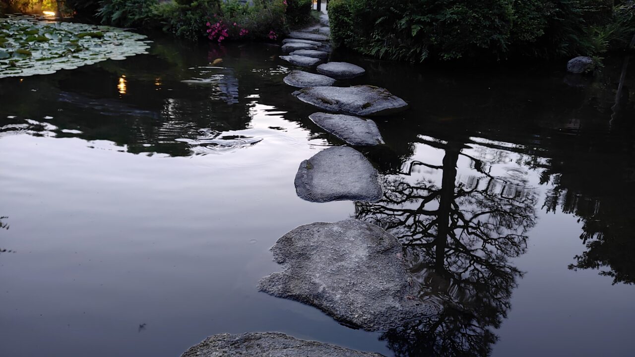 大丸別荘の日本庭園