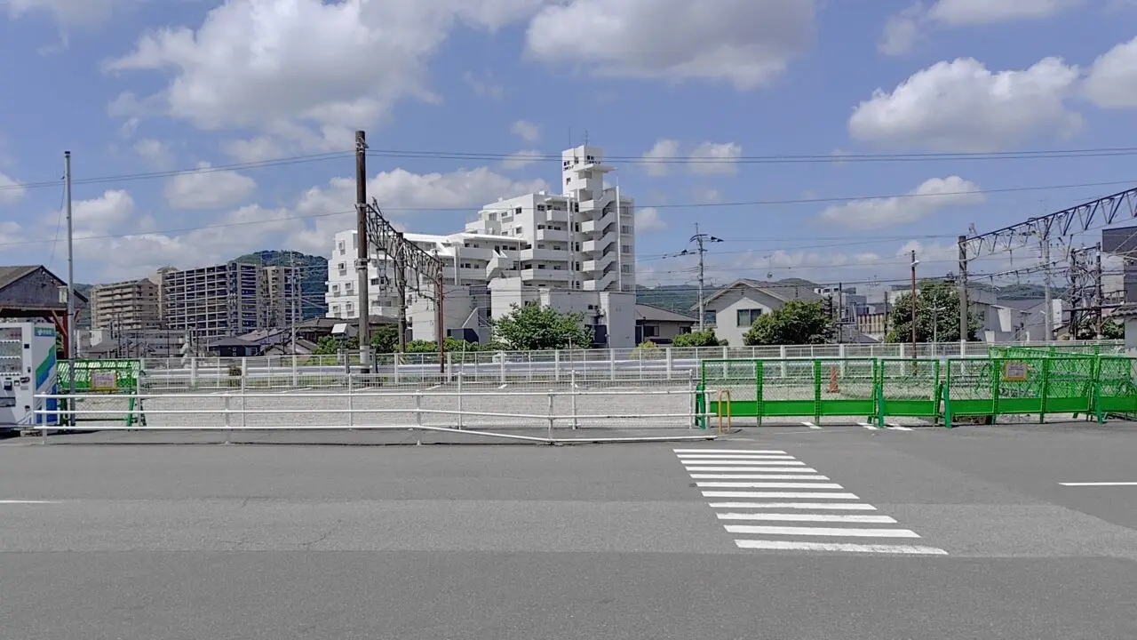 JR二日市駅横の駐車場跡