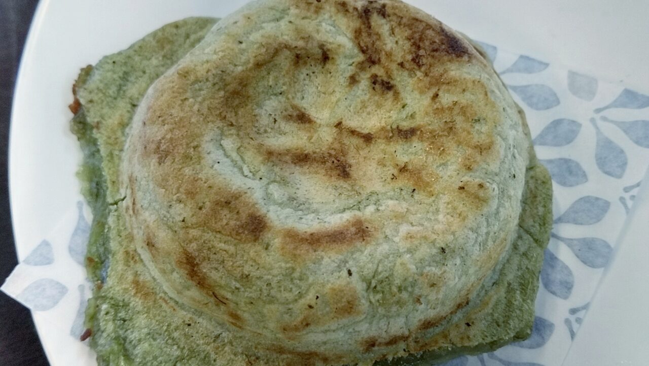 よもぎ入り梅ヶ枝餅