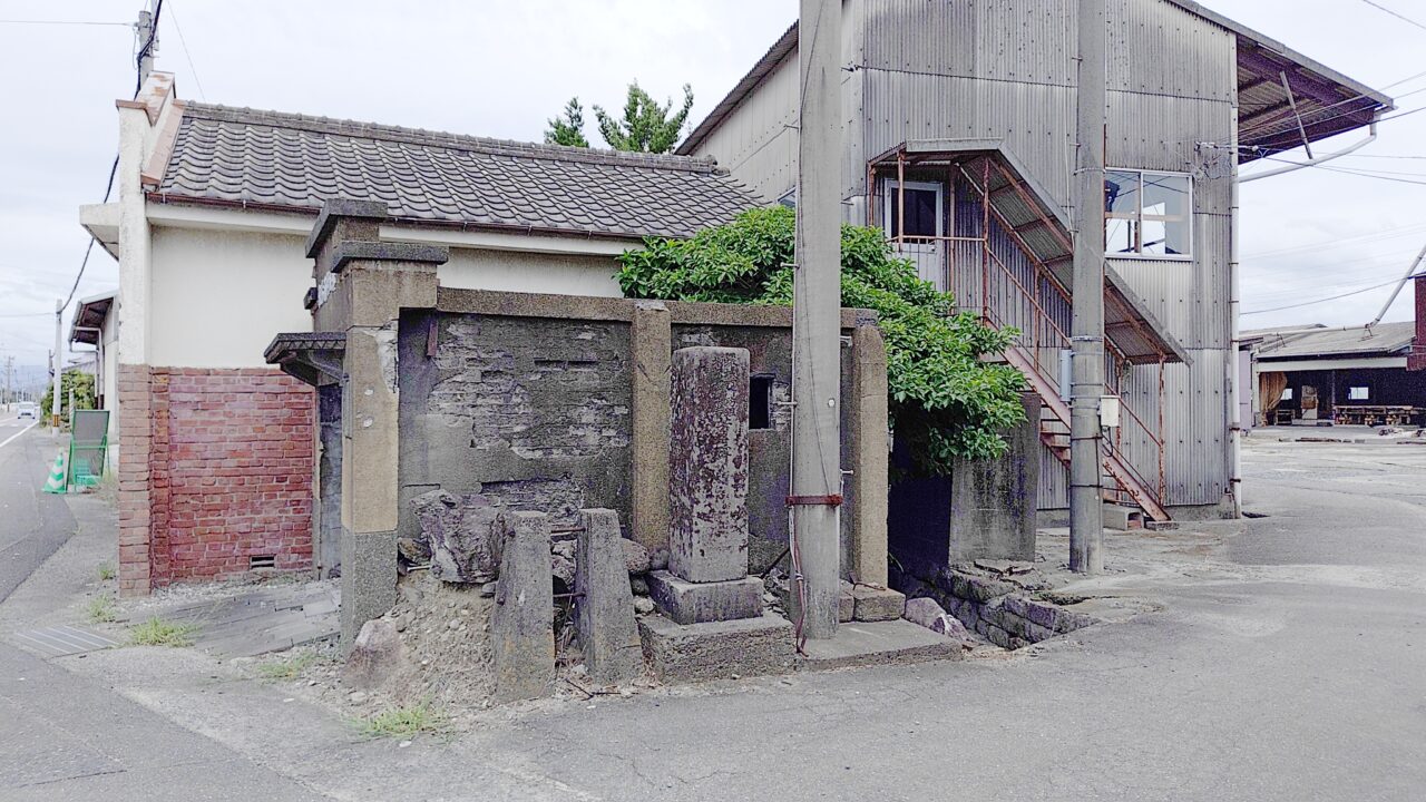 蜷城村消防組の車庫跡