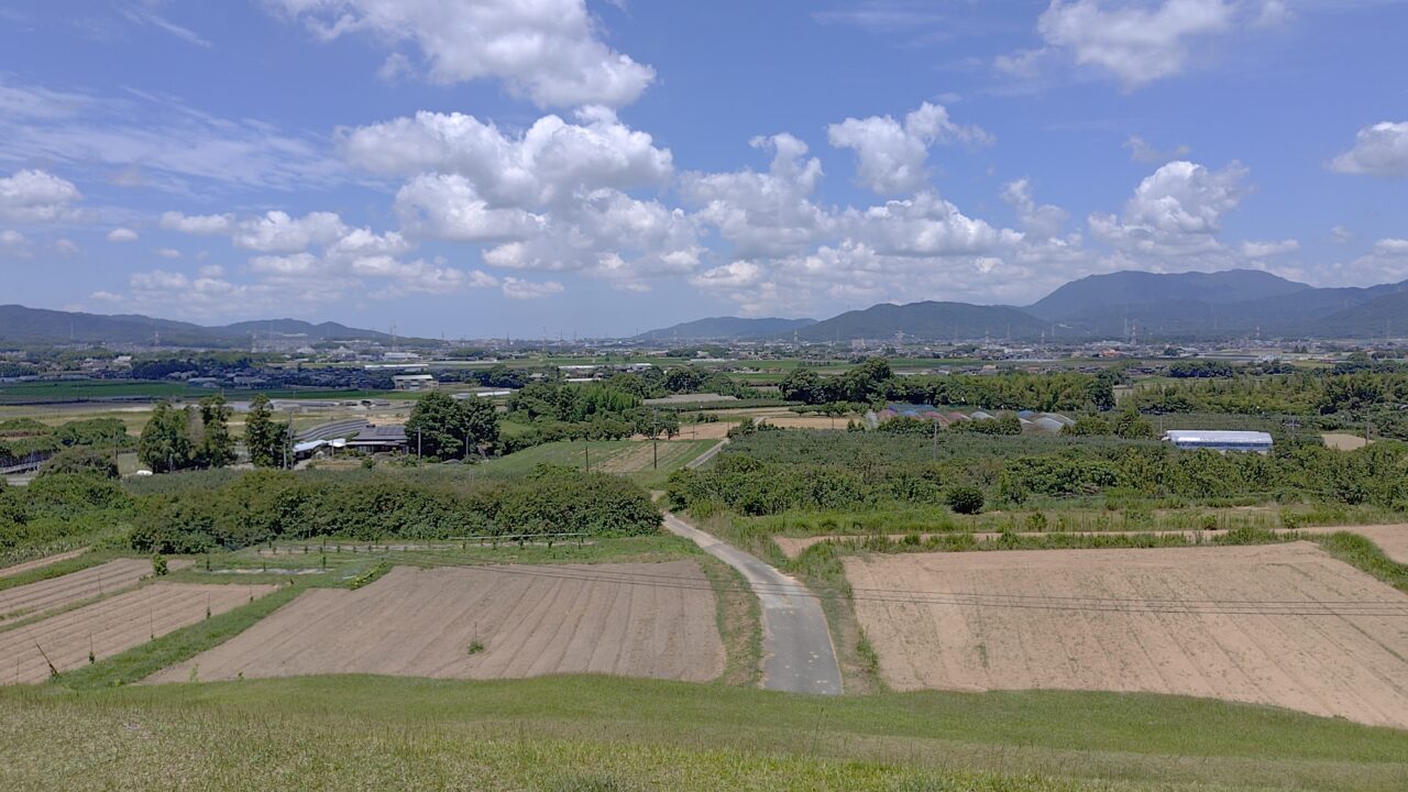 焼ノ峠古墳からの眺め