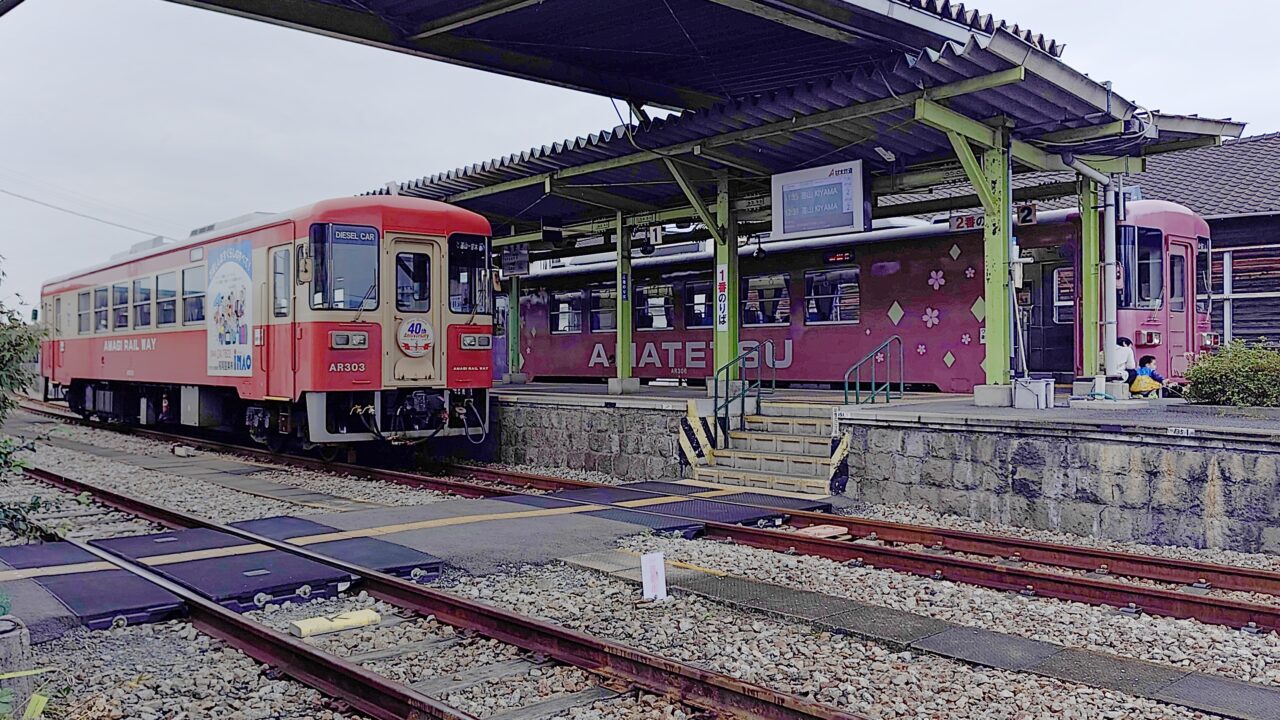 甘木鉄道のレールバス