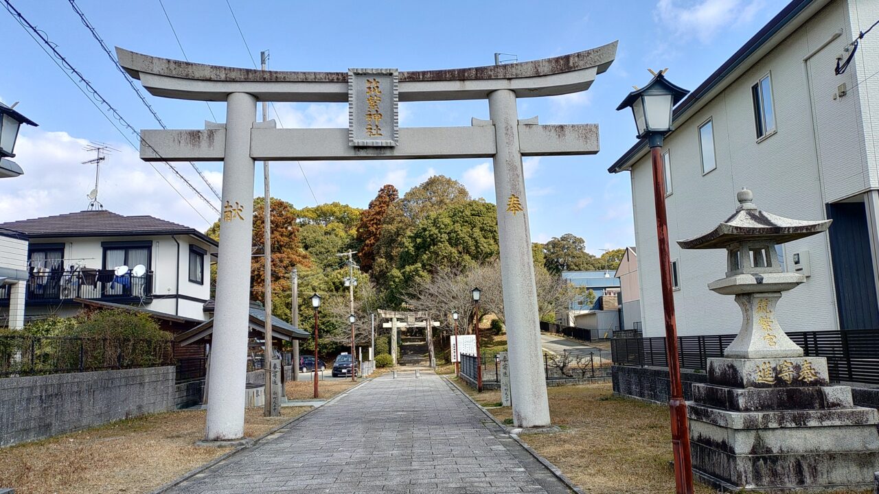 筑紫神社の鳥居